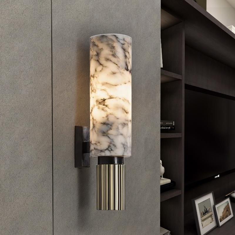 Modern Wall Light Dolomite Marble Nordic For Living Room Bedroom Lamp Fixtures Surface Sconce Home Decor 
Modern Wall Light Dolomite Marble Nordic For Living Room Bedroom Lamp Fixtures Surface Sconce Home Decor