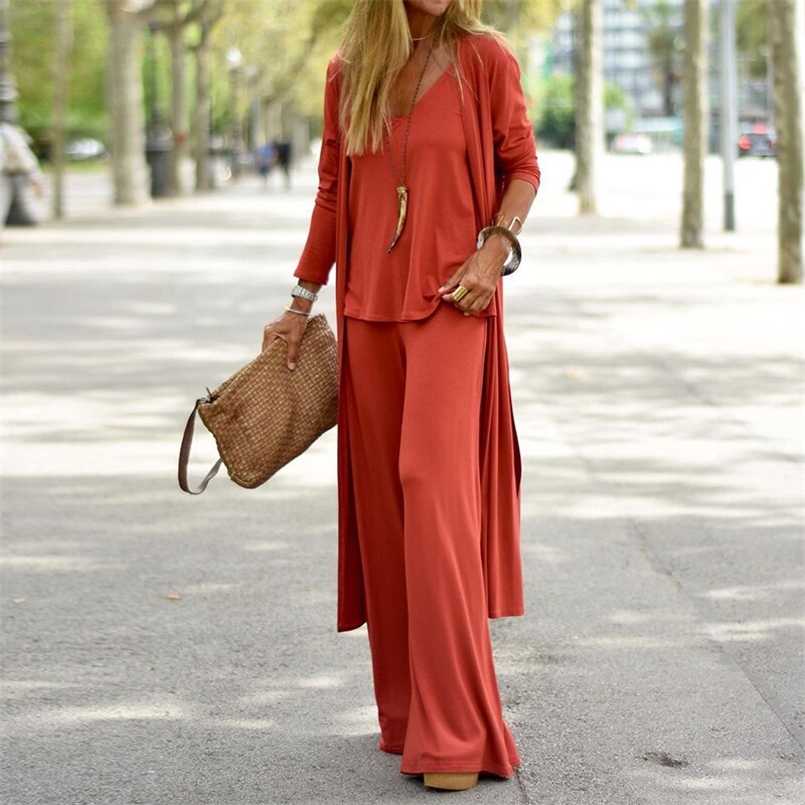 Conjuntos De Vestido Plus Size Sets Women Spring Autumn Solid Loose Set Elegant Female Cardigan + Top + Trousers 3-piece Suit 211109, 02 light blue
Conjuntos De Vestido Plus Size Sets Women Spring Autumn Solid Loose Set Elegant Female Cardigan + Top + Trousers 3-piece Suit 211109, 02 light blue