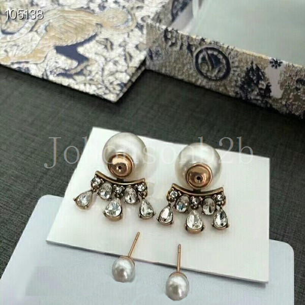 CD statement silver gold snap charm crystal earring jewelry Brand by fashion Designer Gifts for Women Girls with original box DD026, Golden
CD statement silver gold snap charm crystal earring jewelry Brand by fashion Designer Gifts for Women Girls with original box DD026, Golden