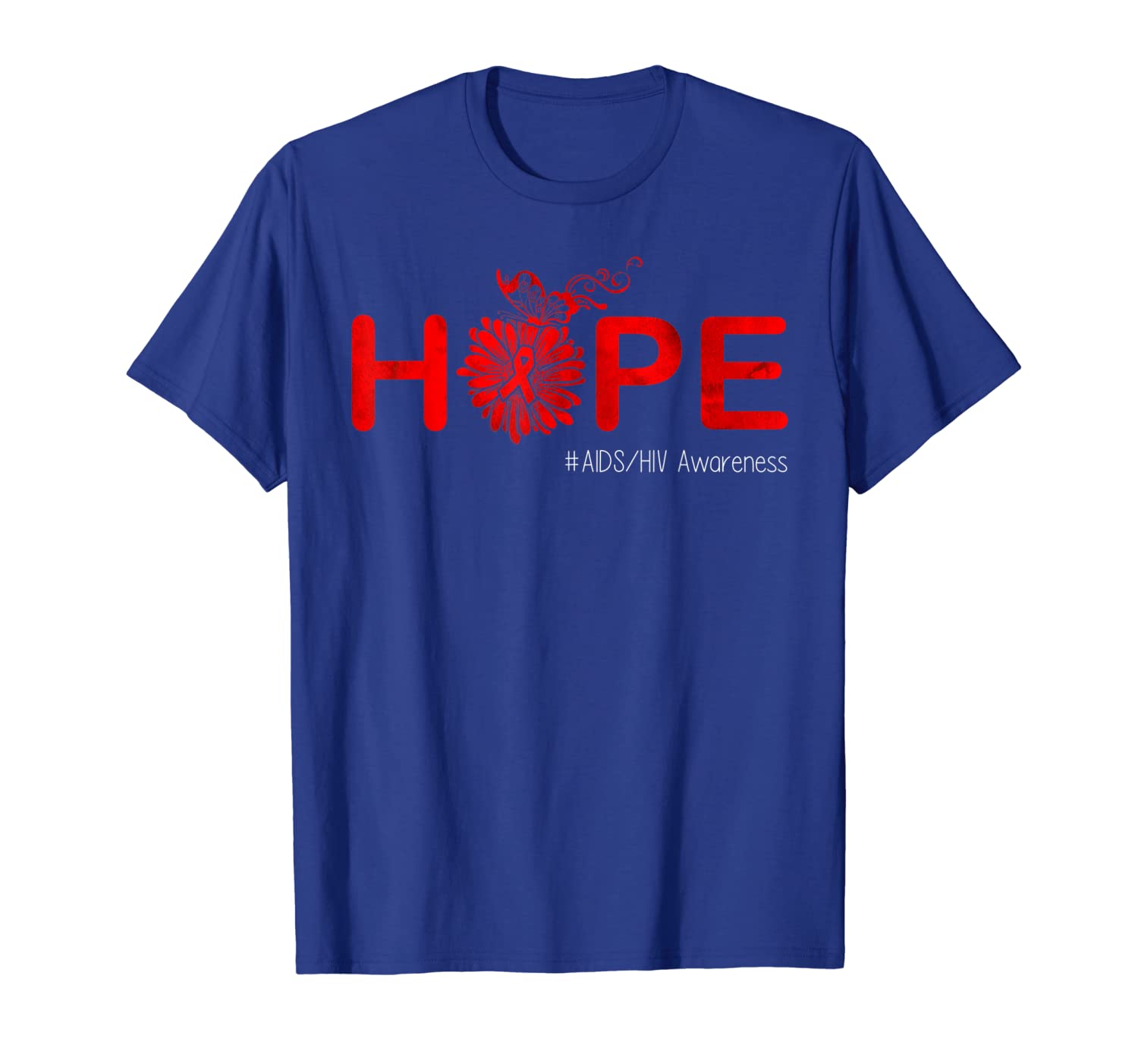 hope butterfly ribbon aids/hiv awareness tshirt gifts, White;black
hope butterfly ribbon aids/hiv awareness tshirt gifts, White;black