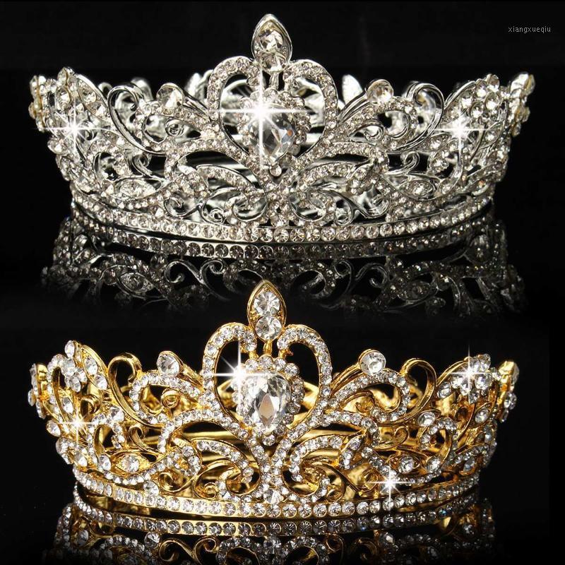 Wedding Crown Bridal Headpiece Gold Silver Color Rhinestone Crystal Diadem Queen Princess Tiaras Hair Jewelry Clips & Barrettes, Golden;silver
Wedding Crown Bridal Headpiece Gold Silver Color Rhinestone Crystal Diadem Queen Princess Tiaras Hair Jewelry Clips & Barrettes, Golden;silver