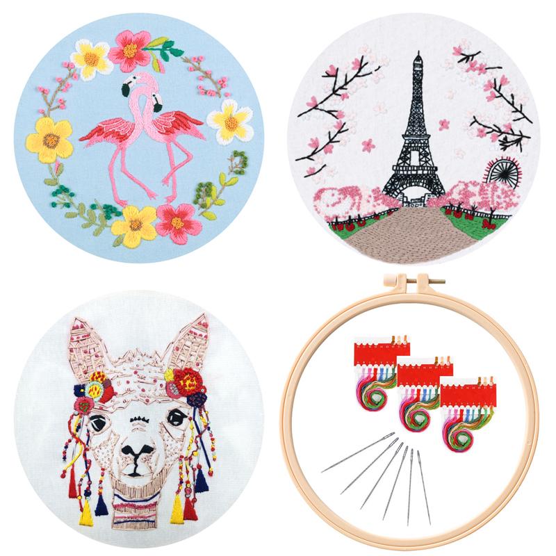 Other Arts And Crafts 3 Pack Embroidery Kit For Beginner, Learn To Art DIY Patterns - 1 Hoop, Set Threads, Needles
Other Arts And Crafts 3 Pack Embroidery Kit For Beginner, Learn To Art DIY Patterns - 1 Hoop, Set Threads, Needles