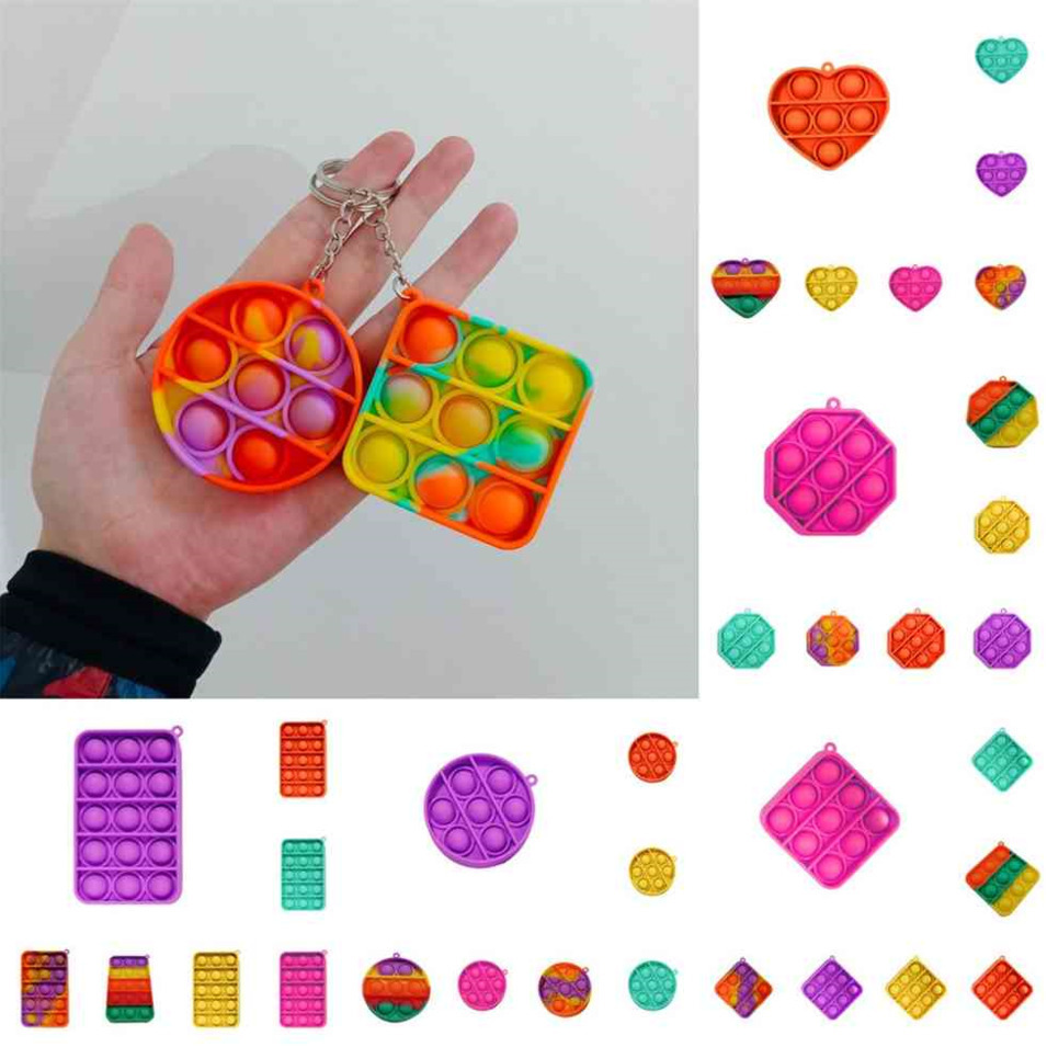 Rainbow Fidget Bubble Push Simple Key Ring Cartoon Sensory Toys Finger Fun Puzzle Silicone Squeeze Ball Stress Reliever G36JFYV, Mixed or list style u need
Rainbow Fidget Bubble Push Simple Key Ring Cartoon Sensory Toys Finger Fun Puzzle Silicone Squeeze Ball Stress Reliever G36JFYV, Mixed or list style u need