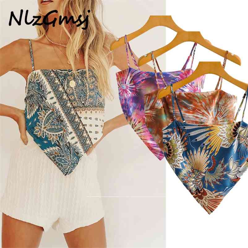 Tank Woman Slim Print Spaghetti Strap Satin Cropped Top Summer Sexy Ladies Beach Camisole Female Chic Backless Tanks 210628, As picture
Tank Woman Slim Print Spaghetti Strap Satin Cropped Top Summer Sexy Ladies Beach Camisole Female Chic Backless Tanks 210628, As picture