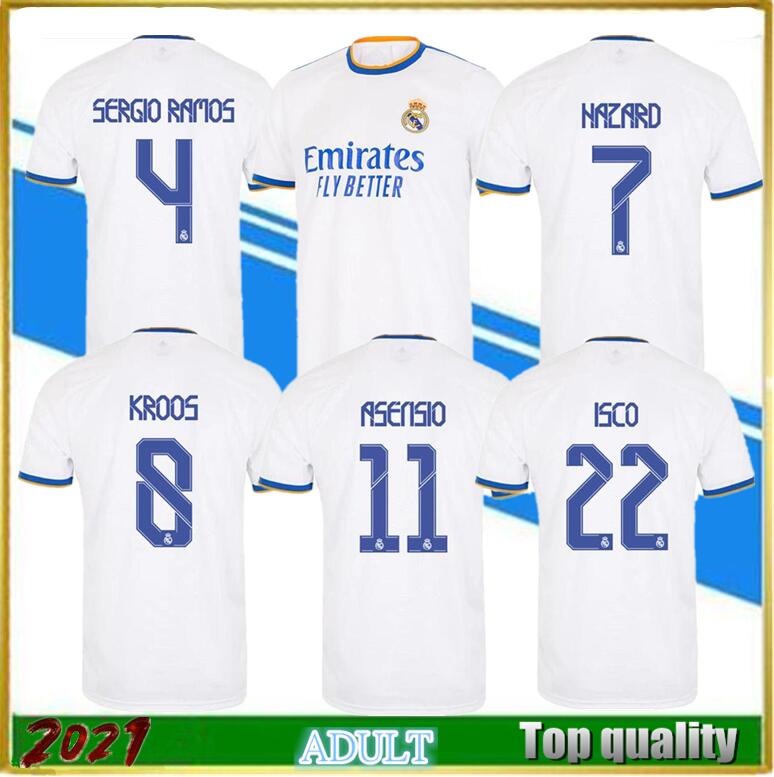 2021 2022 REAL MADRID soccer jerseys SERGIO HAZARD RAMOS BENZEMA ASENSIO football shirts camiseta 20/21/22 fourth 4th HUMANRACE uniforms, 21/22 home
2021 2022 REAL MADRID soccer jerseys SERGIO HAZARD RAMOS BENZEMA ASENSIO football shirts camiseta 20/21/22 fourth 4th HUMANRACE uniforms, 21/22 home