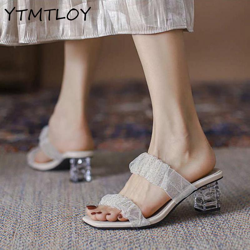 Slippers 2021 Summer Women's Sandals Fashion Lace Flat Non-slip Casual Belt Ladies Shoes Beach Transparent High Heels, Black
Slippers 2021 Summer Women's Sandals Fashion Lace Flat Non-slip Casual Belt Ladies Shoes Beach Transparent High Heels, Black