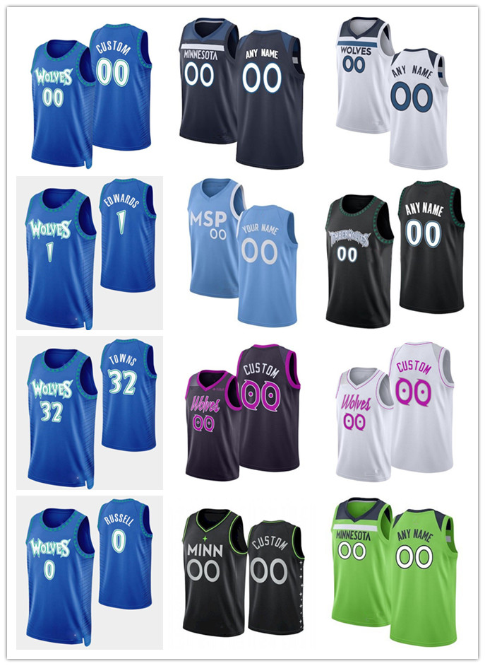 75th Custom MinnesotaTimberwolvesKarl-Anthony 32 Towns 1 Anthony Edwards 0 D'Angelo Russell 5 Malik Beasley Basketball Jerseys, Color
75th Custom MinnesotaTimberwolvesKarl-Anthony 32 Towns 1 Anthony Edwards 0 D'Angelo Russell 5 Malik Beasley Basketball Jerseys, Color