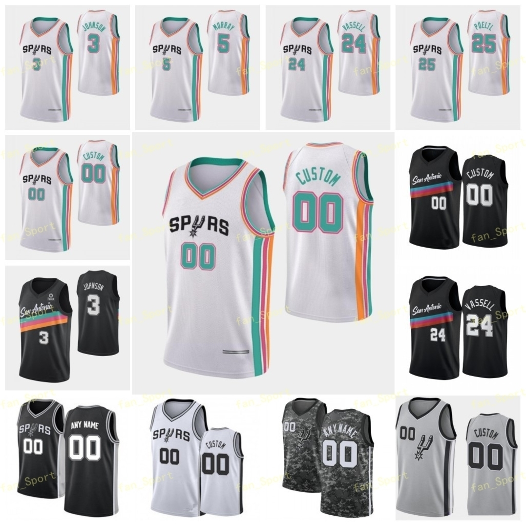 75th 2022 City Earned Edition Custom Dejounte 5 Murray Keldon 3 Johnson Jakob 25 Poeltl Devin 24 Vassell Derrick 4 White Basketball Jersey Men Women, As
75th 2022 City Earned Edition Custom Dejounte 5 Murray Keldon 3 Johnson Jakob 25 Poeltl Devin 24 Vassell Derrick 4 White Basketball Jersey Men Women, As