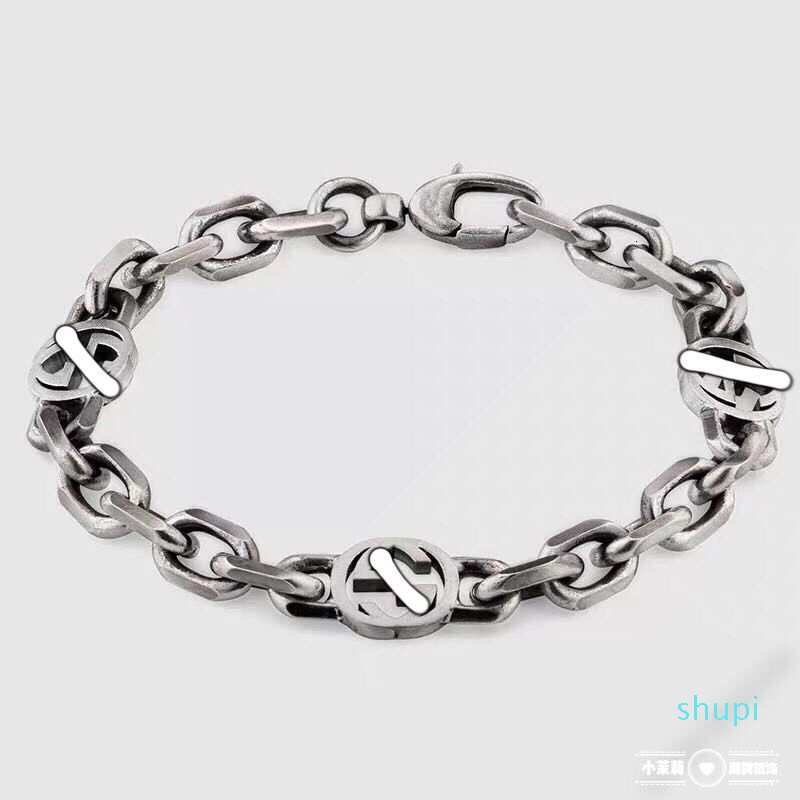 Double War Ancient Home g Sterling Silver Letter Interlocking Bracelet for Men and Women, Golden;silver
Double War Ancient Home g Sterling Silver Letter Interlocking Bracelet for Men and Women, Golden;silver