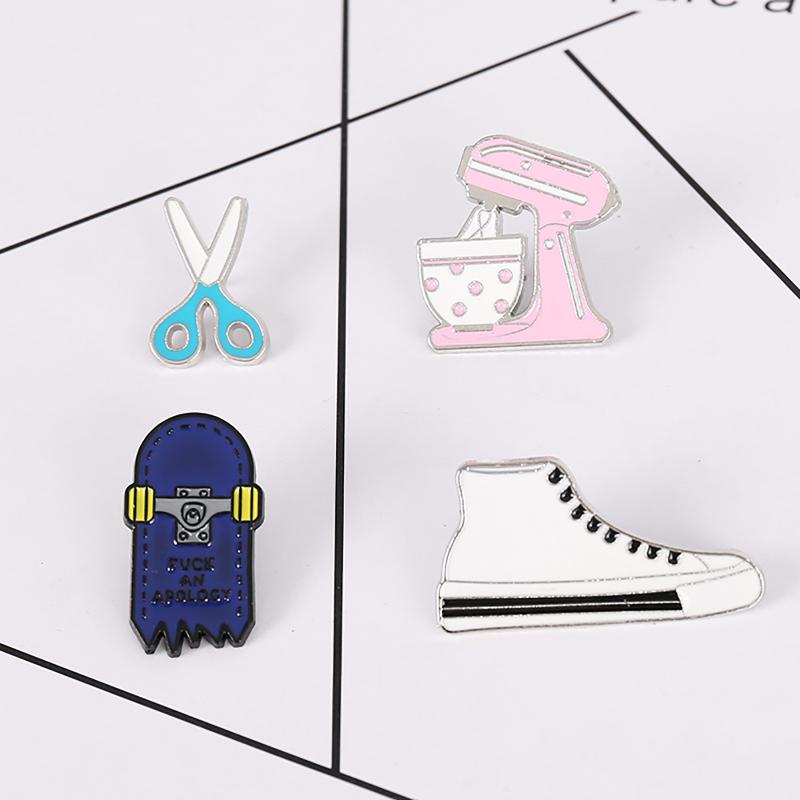 Pins, Brooches 1 Piece Enamel Sewing Tools Scissor Shoes Pin For Shirt Lapel Bag Childhood Badge Cartoon Jewelry Gift Kid Friend, Gray
Pins, Brooches 1 Piece Enamel Sewing Tools Scissor Shoes Pin For Shirt Lapel Bag Childhood Badge Cartoon Jewelry Gift Kid Friend, Gray