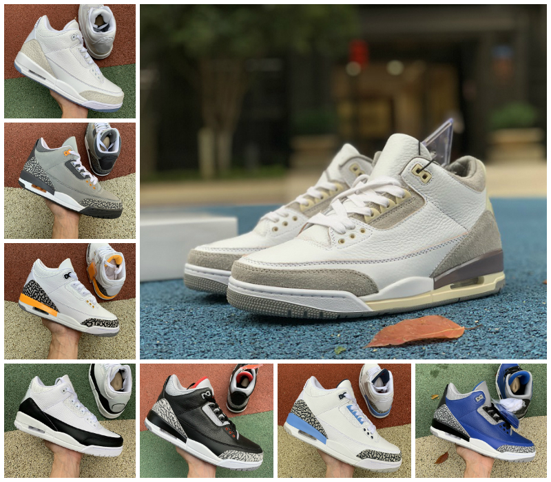 Top Quality A Ma Maniere 3 3s White Black Cement Mens Basketball Shoes Racer Blue Georgetown Cool Grey Unite Fire Red Laser Orange Court Purple Fragment UNC Sneakers, Box
Top Quality A Ma Maniere 3 3s White Black Cement Mens Basketball Shoes Racer Blue Georgetown Cool Grey Unite Fire Red Laser Orange Court Purple Fragment UNC Sneakers, Box