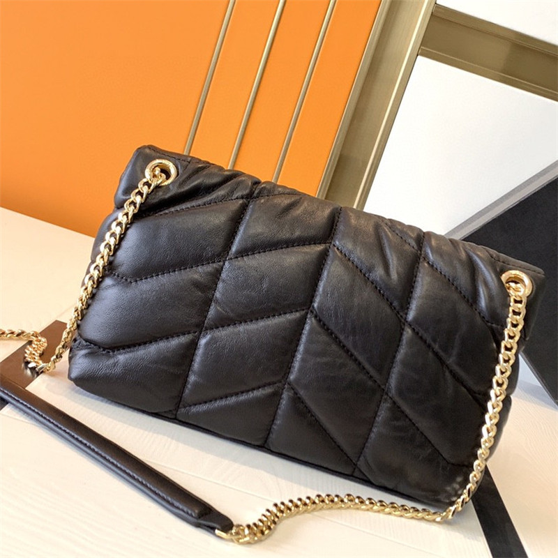Designer Handbag Brand Women Shoulder Bags Luxury Designers High Quality Genuine Sheepskin Leather Messenger Bag PUFFER, Black gold
Designer Handbag Brand Women Shoulder Bags Luxury Designers High Quality Genuine Sheepskin Leather Messenger Bag PUFFER, Black gold