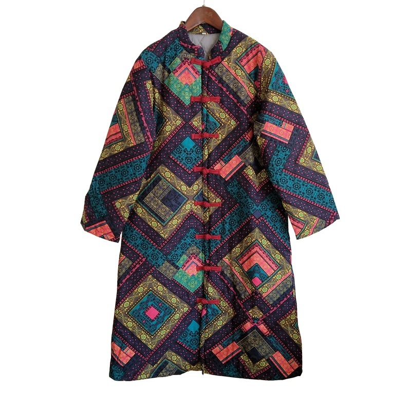 Johnature Women Vintage Stand Parkas Button Print Floral Coats Winter Chinese Style Warm Female Clothes Loose Parkas 210521, Color 3
Johnature Women Vintage Stand Parkas Button Print Floral Coats Winter Chinese Style Warm Female Clothes Loose Parkas 210521, Color 3