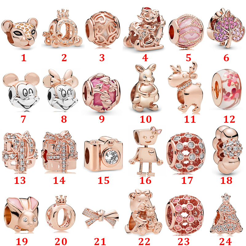 New 925 Sterling Silver charms Rose Gold Crown Carriage Knot Hollow Gift Box Hanging Piece DIY Beads Fit Pandora Bracelet for women gift
New 925 Sterling Silver charms Rose Gold Crown Carriage Knot Hollow Gift Box Hanging Piece DIY Beads Fit Pandora Bracelet for women gift