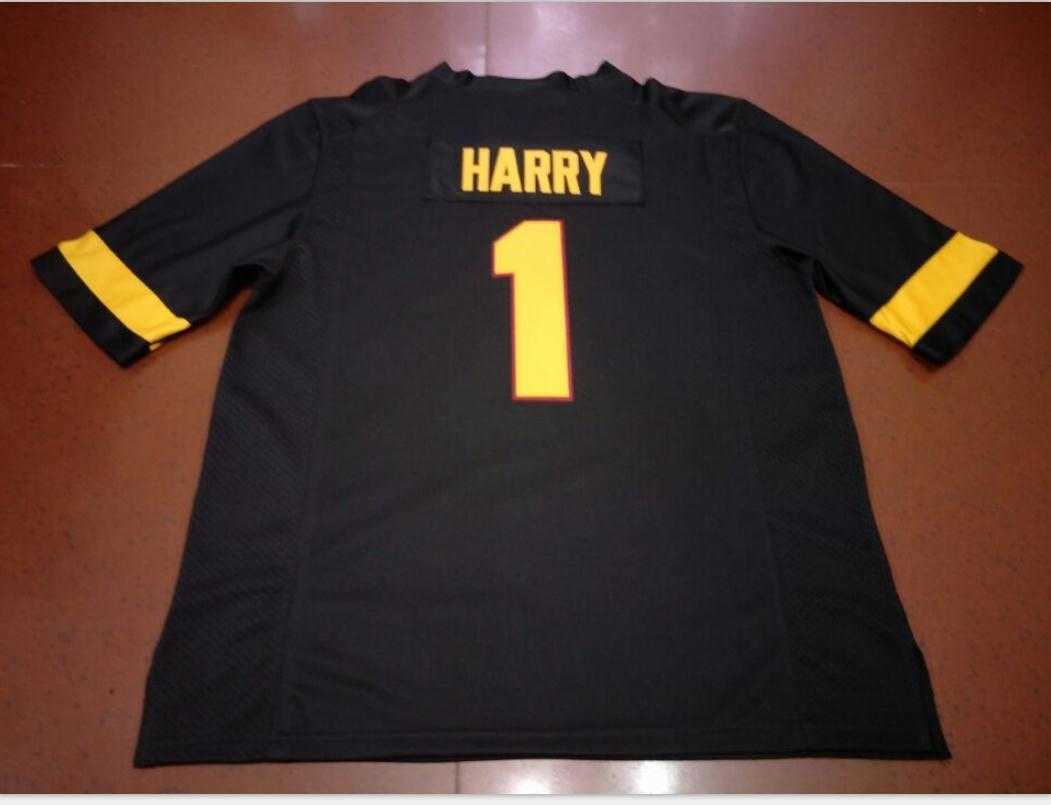Custom Men Youth Women Arizona State Sun Devils N'keal Harry #1 Football Jersey Size S-5Xl Or Custom Any Name Or Number Jersey-image
