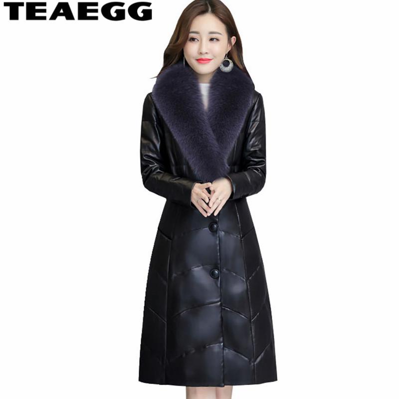 Women's Leather & Faux TEAEGG Black Jackets Women Chaquetas Cuero Mujer Fur Collar PU Ladies Coat Plus Size AL1315
Women's Leather & Faux TEAEGG Black Jackets Women Chaquetas Cuero Mujer Fur Collar PU Ladies Coat Plus Size AL1315