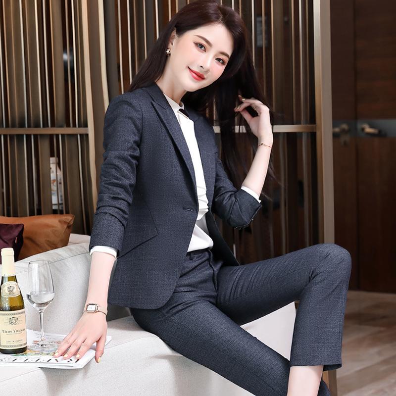 Women' Two Piece Pants IZICFLY Autumn Spring Style Interview Office Work Wear For Women Blazer With Trouser Business Elegant Suits Outfit-g, Blue skirt-1 pcs
Women' Two Piece Pants IZICFLY Autumn Spring Style Interview Office Work Wear For Women Blazer With Trouser Business Elegant Suits Outfit-g, Blue skirt-1 pcs
