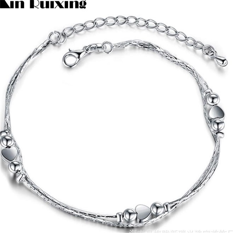 Retail 3pcs 925 sterling Silver Anklet Unique Nice Sexy Simple Beads Silver Chain Anklet Ankle Foot Jewelry 2282 Q2, Red;blue
Retail 3pcs 925 sterling Silver Anklet Unique Nice Sexy Simple Beads Silver Chain Anklet Ankle Foot Jewelry 2282 Q2, Red;blue