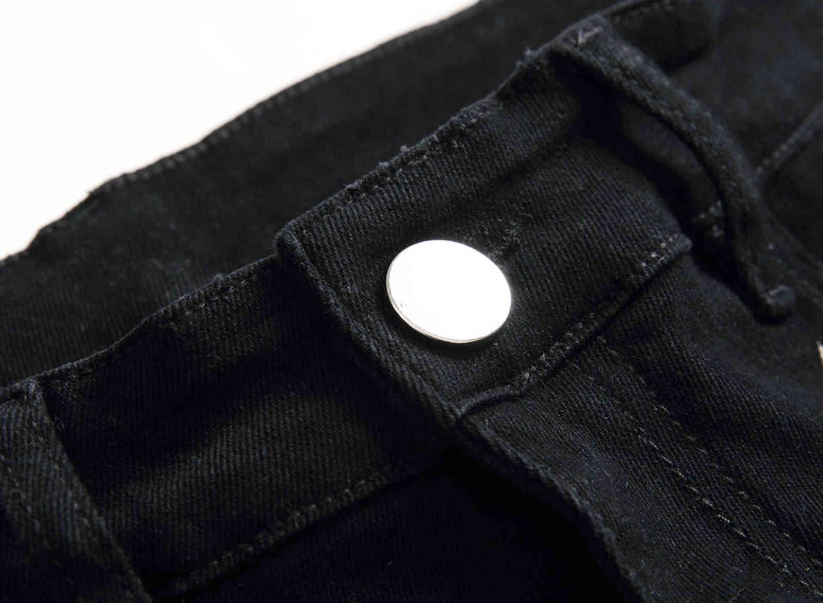 men's Chinese trendy dragon black skinny jeans stretch comfortable fashion hip-hop pants Streetwear print trousers 211108