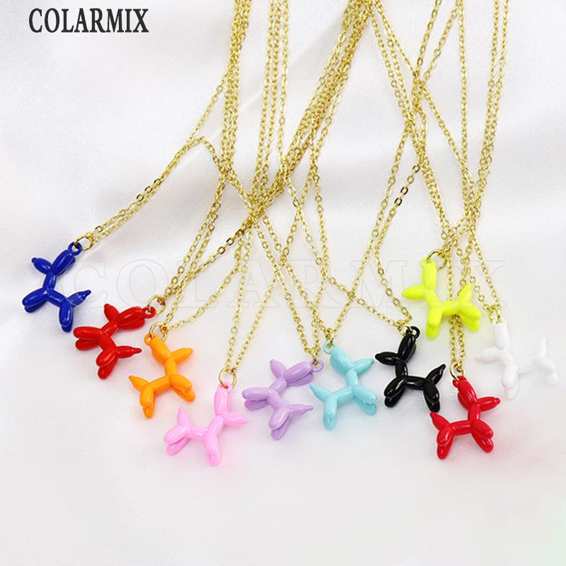 Pendant Necklaces 8 Pcs Balloon Necklace Mix Color Enamel Dog Fashion Jewelry Design 8503
Pendant Necklaces 8 Pcs Balloon Necklace Mix Color Enamel Dog Fashion Jewelry Design 8503