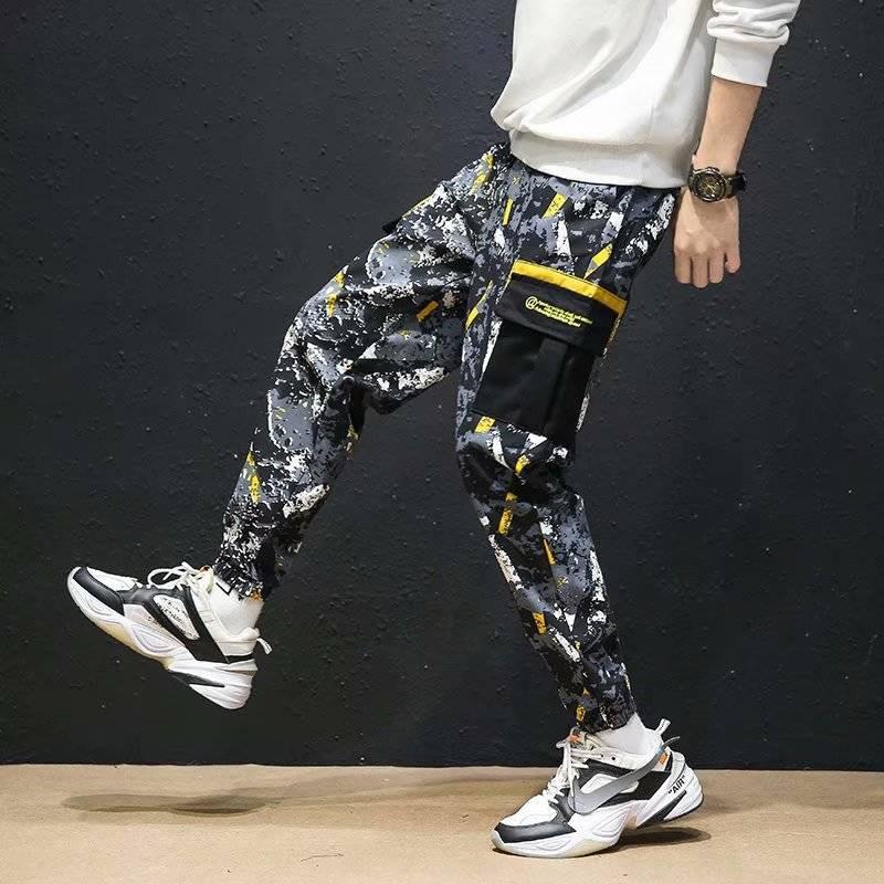 Men's Pants Camouflage Males Camo Hip Hop Cargo Casual Male Jogger Hombre Punk Streetwear Youth Cotton Autumn Men, Black
Men's Pants Camouflage Males Camo Hip Hop Cargo Casual Male Jogger Hombre Punk Streetwear Youth Cotton Autumn Men, Black