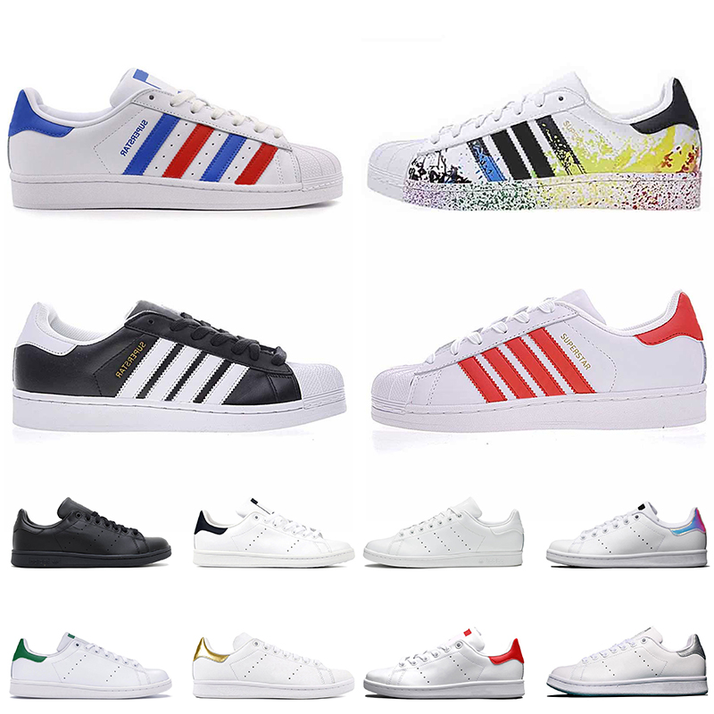 Originals Luxurys Designers Women Mens Casual Shoes Stan Smith Superstar Sneakers Super Star Platform Trainers Sports Triple Black White Green Size Eur 36-45, A1 36-45
Originals Luxurys Designers Women Mens Casual Shoes Stan Smith Superstar Sneakers Super Star Platform Trainers Sports Triple Black White Green Size Eur 36-45, A1 36-45