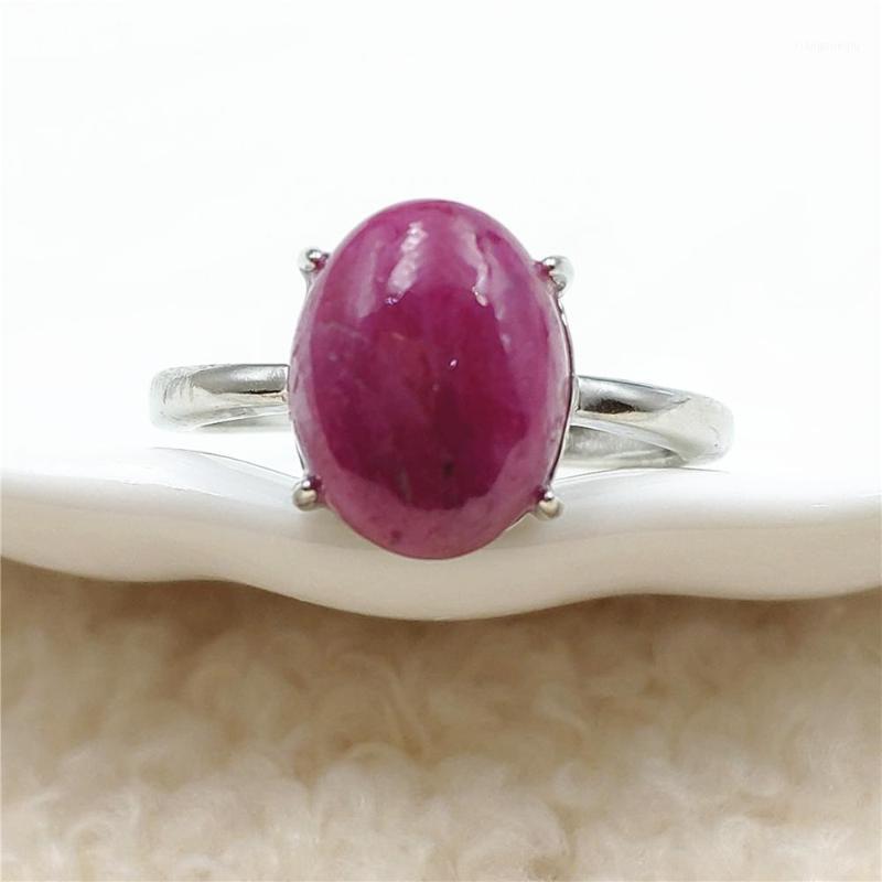 Cluster Rings Natural Red Ruby Gemstone 10x8mm Oval Adjustable Ring Round 925 Sterling Silver Bead Fashion Rare, Golden;silver
Cluster Rings Natural Red Ruby Gemstone 10x8mm Oval Adjustable Ring Round 925 Sterling Silver Bead Fashion Rare, Golden;silver
