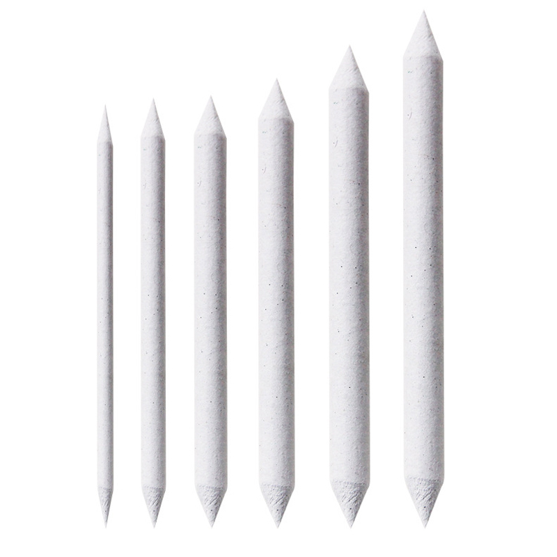 Rice Paper Smudge Stump Stick Premium 6 Pcs Art Sets Tortillon Sketch Painting Supplies Office School Supplies