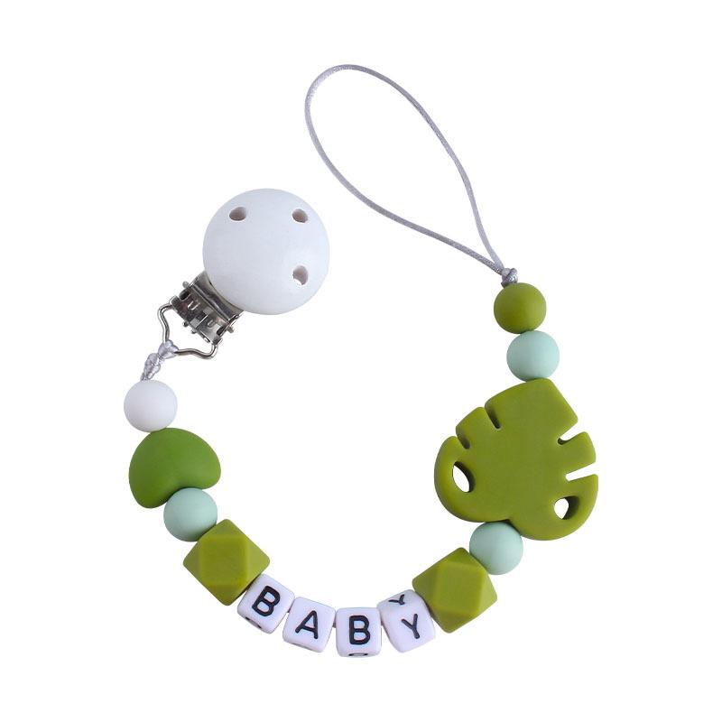 Pacifiers# Baby Infant Toddler Dummy Pacifier Silicone Monstera Leaves Soother Nipple Clip Chain Holder Strap Chew Toy Teether Teething
Pacifiers# Baby Infant Toddler Dummy Pacifier Silicone Monstera Leaves Soother Nipple Clip Chain Holder Strap Chew Toy Teether Teething