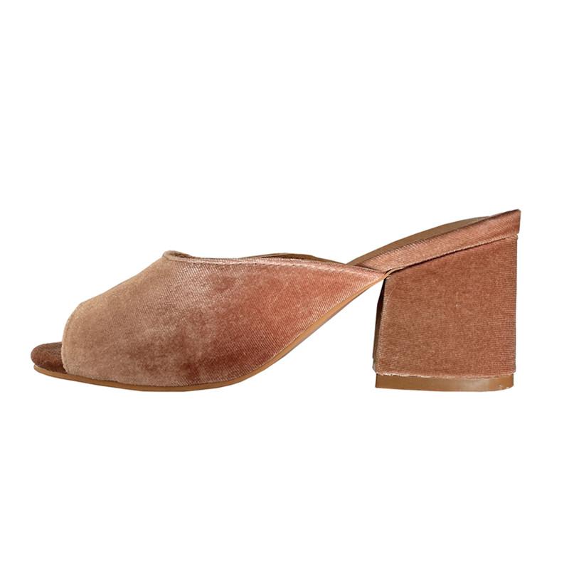 Slippers MKKHOU Fashion Sandals Women Summer Niche Design Pink Gold Velvet Fish Mouth Thick Heel Mid-heel
Slippers MKKHOU Fashion Sandals Women Summer Niche Design Pink Gold Velvet Fish Mouth Thick Heel Mid-heel