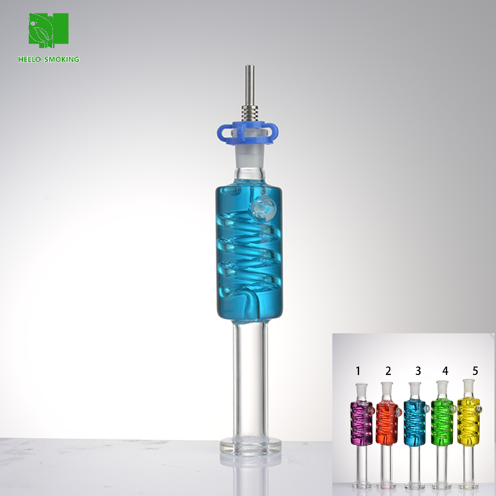 Smoking 10mm glass nectar collector cooling oil liquid glycerin inside with a stainless steel tip and plastic clip dab rig Hookah
Smoking 10mm glass nectar collector cooling oil liquid glycerin inside with a stainless steel tip and plastic clip dab rig Hookah