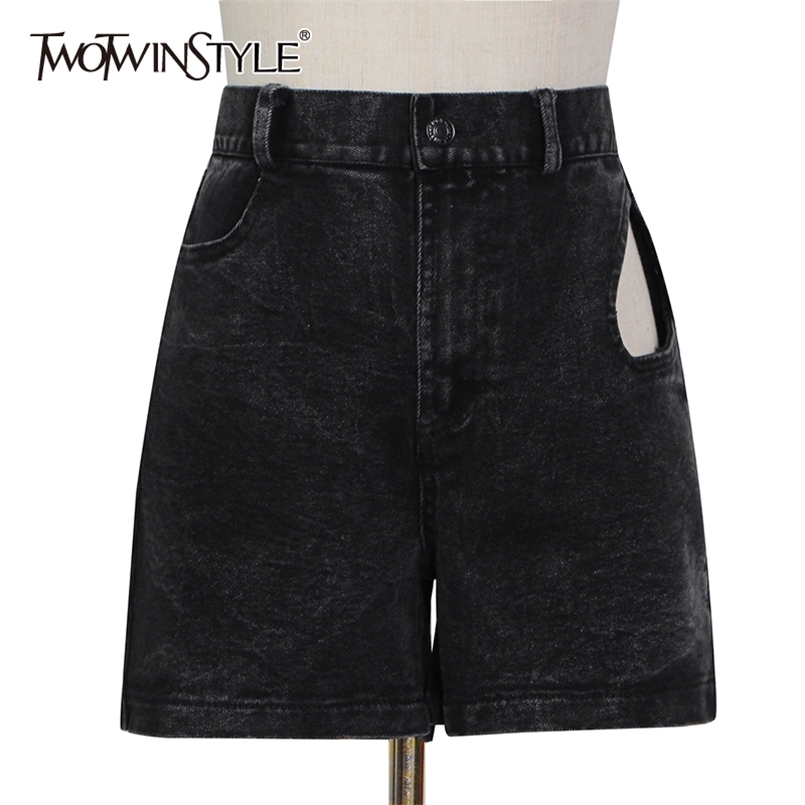 Black Vintage Denim Short For Women High Waist Hollow Out Casual Shorts Female Streetwear Summer Fashion Style 210521
Black Vintage Denim Short For Women High Waist Hollow Out Casual Shorts Female Streetwear Summer Fashion Style 210521