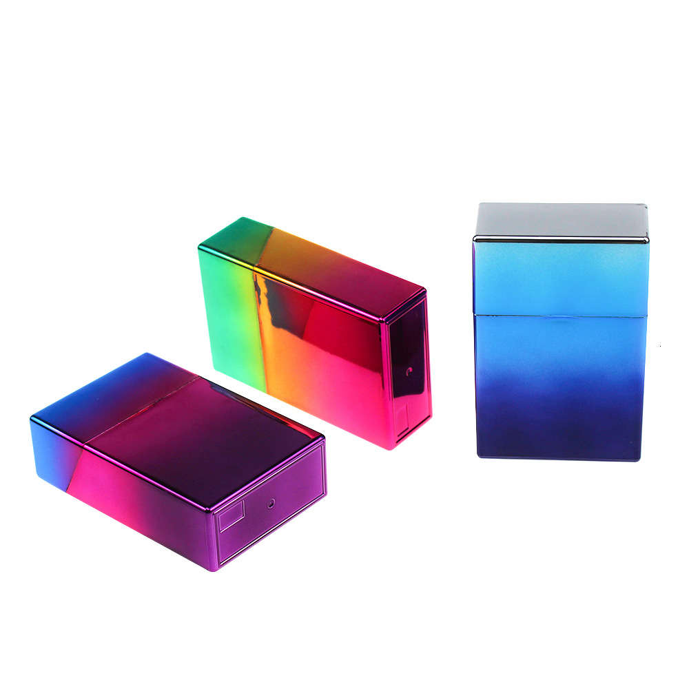 Cigarette case 20 colorful mirror reflective acrylic gradual change cigarette case
Cigarette case 20 colorful mirror reflective acrylic gradual change cigarette case