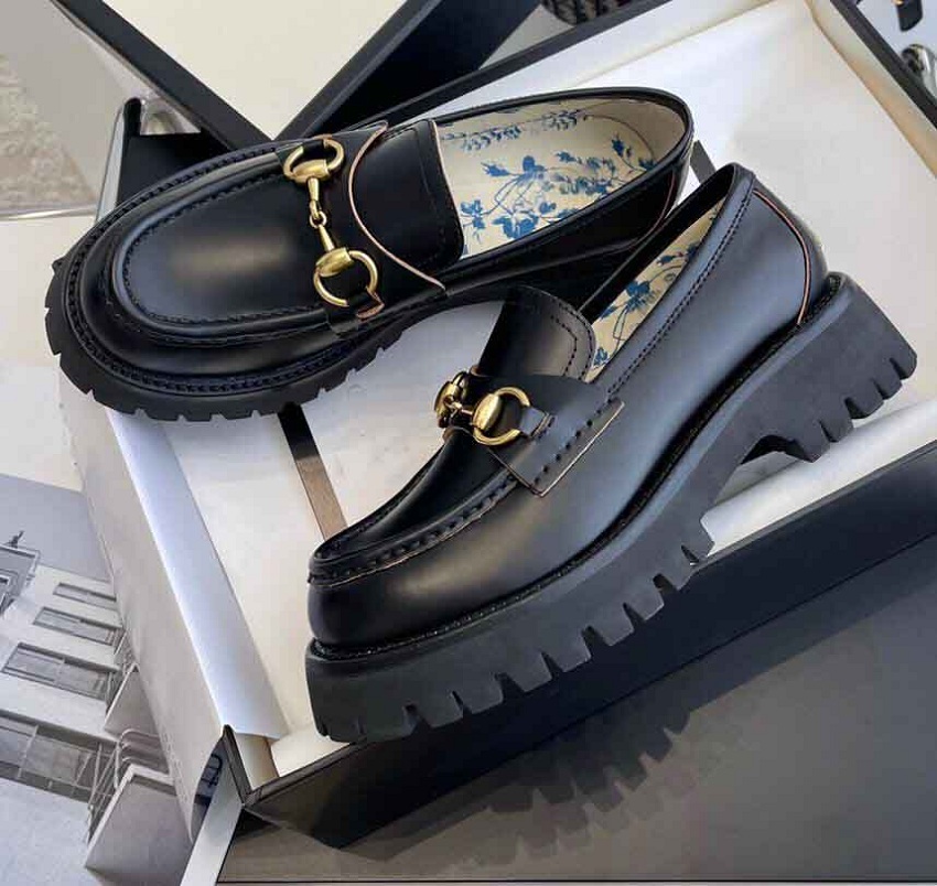 Luxury Popular Lug Sole Horsebit Loafer Shoes Gold-tone Famous Casual Walking Embroidery Bee Moccasins Chunky Heels Party Wedding EU35-40.BOX
Luxury Popular Lug Sole Horsebit Loafer Shoes Gold-tone Famous Casual Walking Embroidery Bee Moccasins Chunky Heels Party Wedding EU35-40.BOX