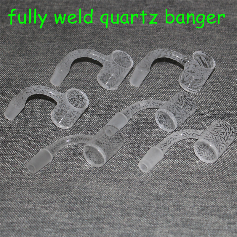 Smoking Accessories Fully weld sandblasted quartz banger nails OD 25mm 14mm male 90 degree for dab rig water pipe bong silicone oil rigs
Smoking Accessories Fully weld sandblasted quartz banger nails OD 25mm 14mm male 90 degree for dab rig water pipe bong silicone oil rigs