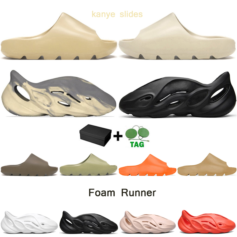newest kanye slides men women sandals slippers Desert Sand Beige Pure Earth Brown Bone Foam Runner triple white black outdoor with box
newest kanye slides men women sandals slippers Desert Sand Beige Pure Earth Brown Bone Foam Runner triple white black outdoor with box