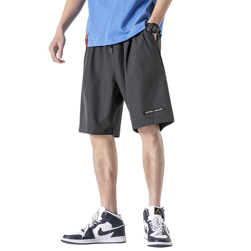BOLUBAO Solid Color Shorts Men Casual Summer Breathable Sports Drawstring Fifth Pants s Short 210518