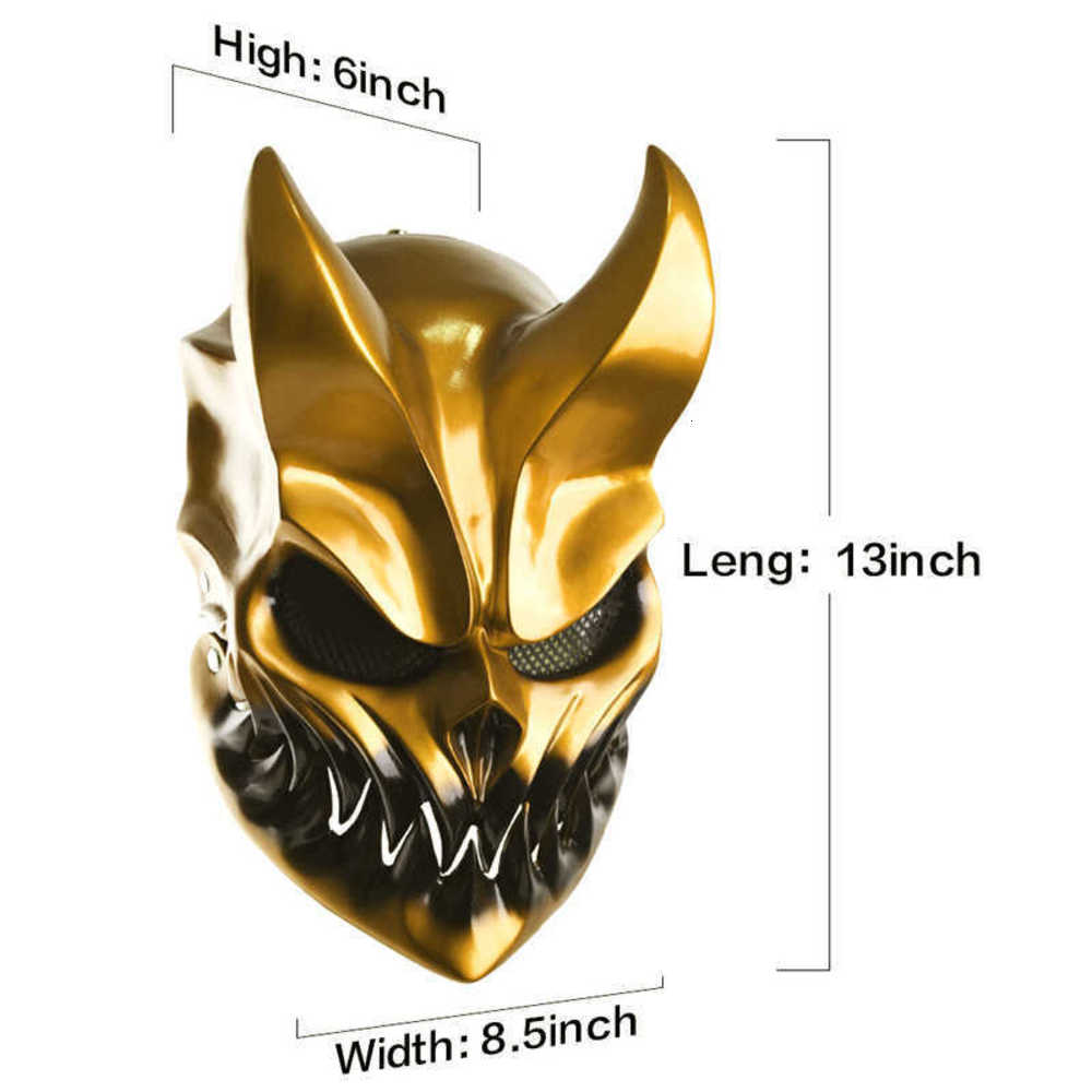 Halloween Slaughter to Prevail Mask Deathmetal Kid of Darkn Demolisher Shikolai Demon Masks Brutal Deathcore Cos Prop G09102135