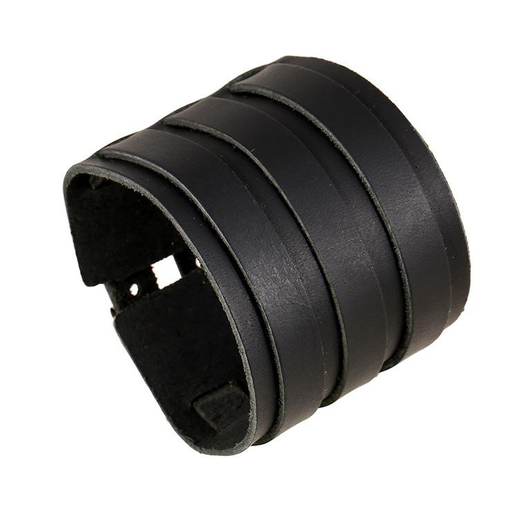 Beaded, Strands 2021 Restore Ancient Ways Style Punk Cowhide Wide Leather Multi-storey Bracelet Retro, Black
Beaded, Strands 2021 Restore Ancient Ways Style Punk Cowhide Wide Leather Multi-storey Bracelet Retro, Black