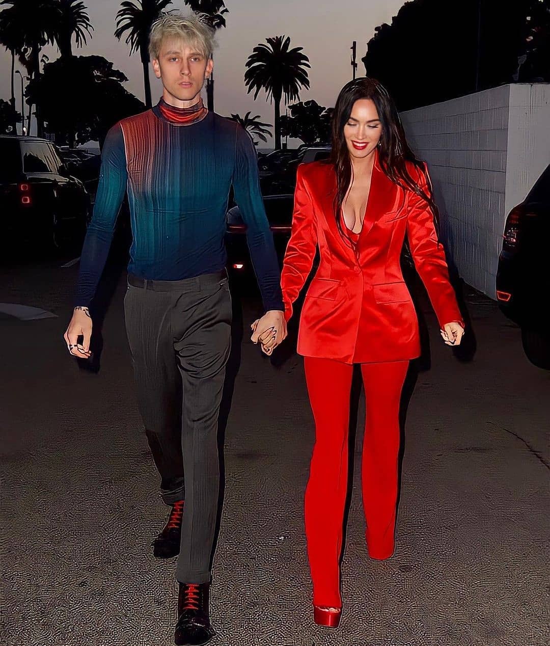 Red Prom Blazer Suits Slim Fit 2 Pieces Women Pants Suit Leisure Loose Ladies Club Party Wedding Outfit (Jacket+Pants)