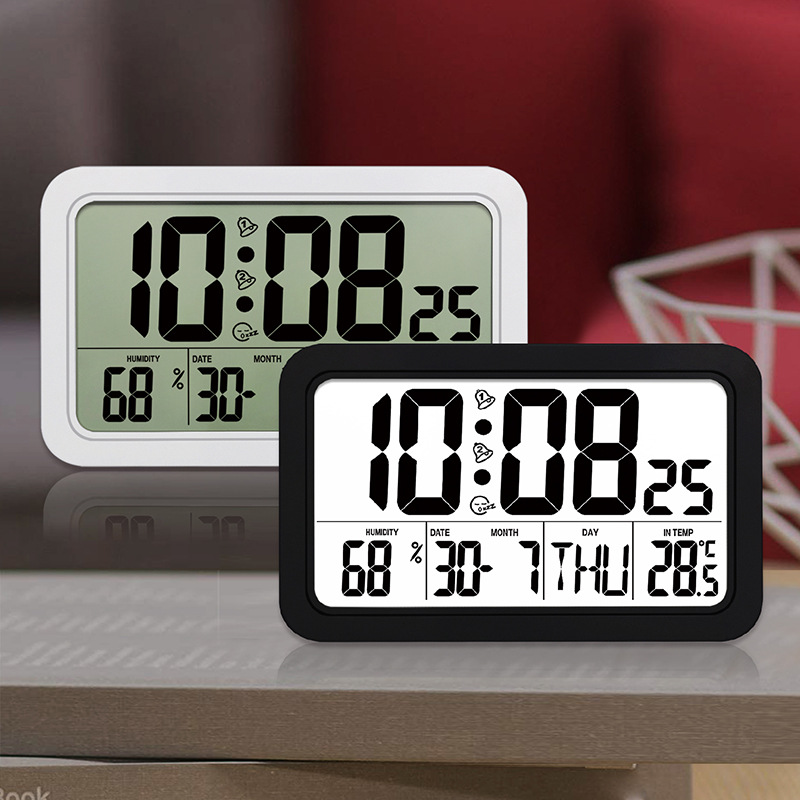 arge Number Dispay Wa Cock Temperature Humidity Dispay Snooze Function Aarm Cock Hanging/desktop Digita Cock
arge Number Dispay Wa Cock Temperature Humidity Dispay Snooze Function Aarm Cock Hanging/desktop Digita Cock