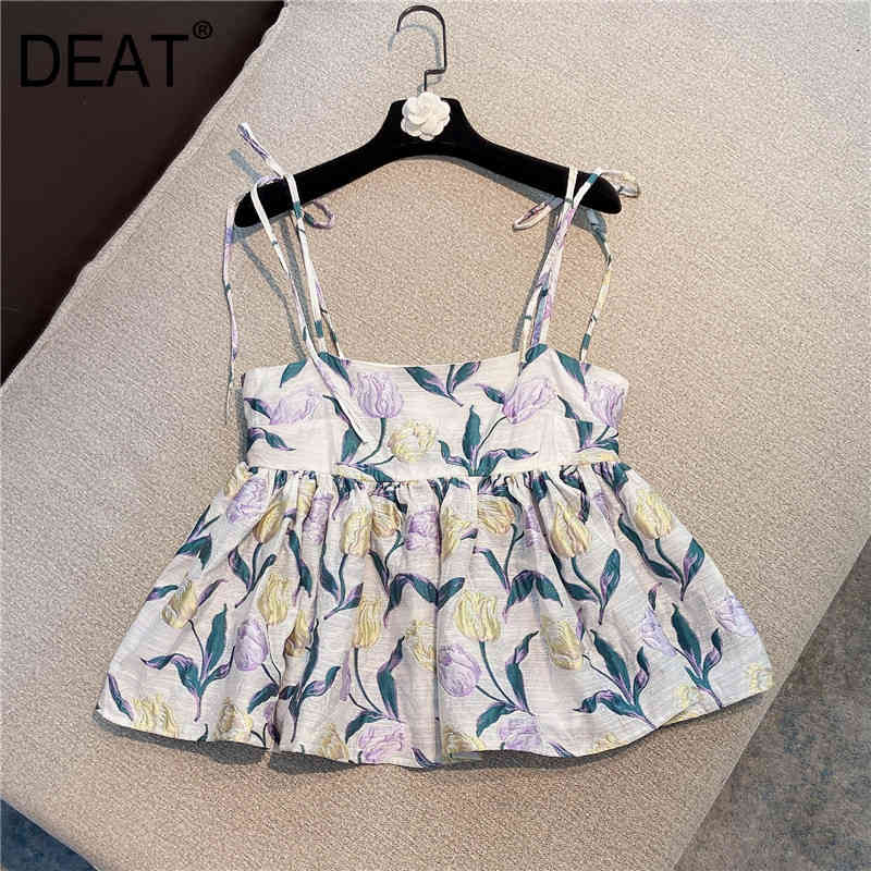 Women Vintage Printing Sling Ruffles Camis Arrivals Backless Sexy Fashion Spring Summer 11D430 210525, Picture color
Women Vintage Printing Sling Ruffles Camis Arrivals Backless Sexy Fashion Spring Summer 11D430 210525, Picture color