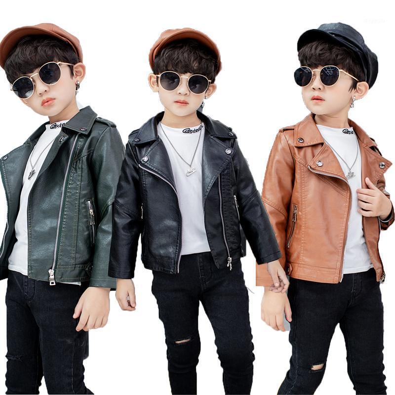 Jackets Handsome Korean Style Clothes For Boys Zipper Pocket Lapel PU Skin Windbreaker The Boy Autumn Winter Child Clothing, Blue;gray
Jackets Handsome Korean Style Clothes For Boys Zipper Pocket Lapel PU Skin Windbreaker The Boy Autumn Winter Child Clothing, Blue;gray