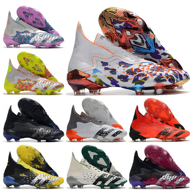GIFT BAG Mens High Tops Football Boots Whitespark Predator Freak FG Firm Ground Cleats Laceless Pogba 21 X Men Outdoor Meteorite Escape Light Pack Soccer Shoes, Color 1
GIFT BAG Mens High Tops Football Boots Whitespark Predator Freak FG Firm Ground Cleats Laceless Pogba 21 X Men Outdoor Meteorite Escape Light Pack Soccer Shoes, Color 1