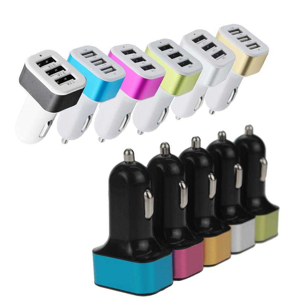 Transmitter Car Bluetooth Kit Mp3 charger handsfree with double USB charging port 5V/2A LCD disk broadcast AUX