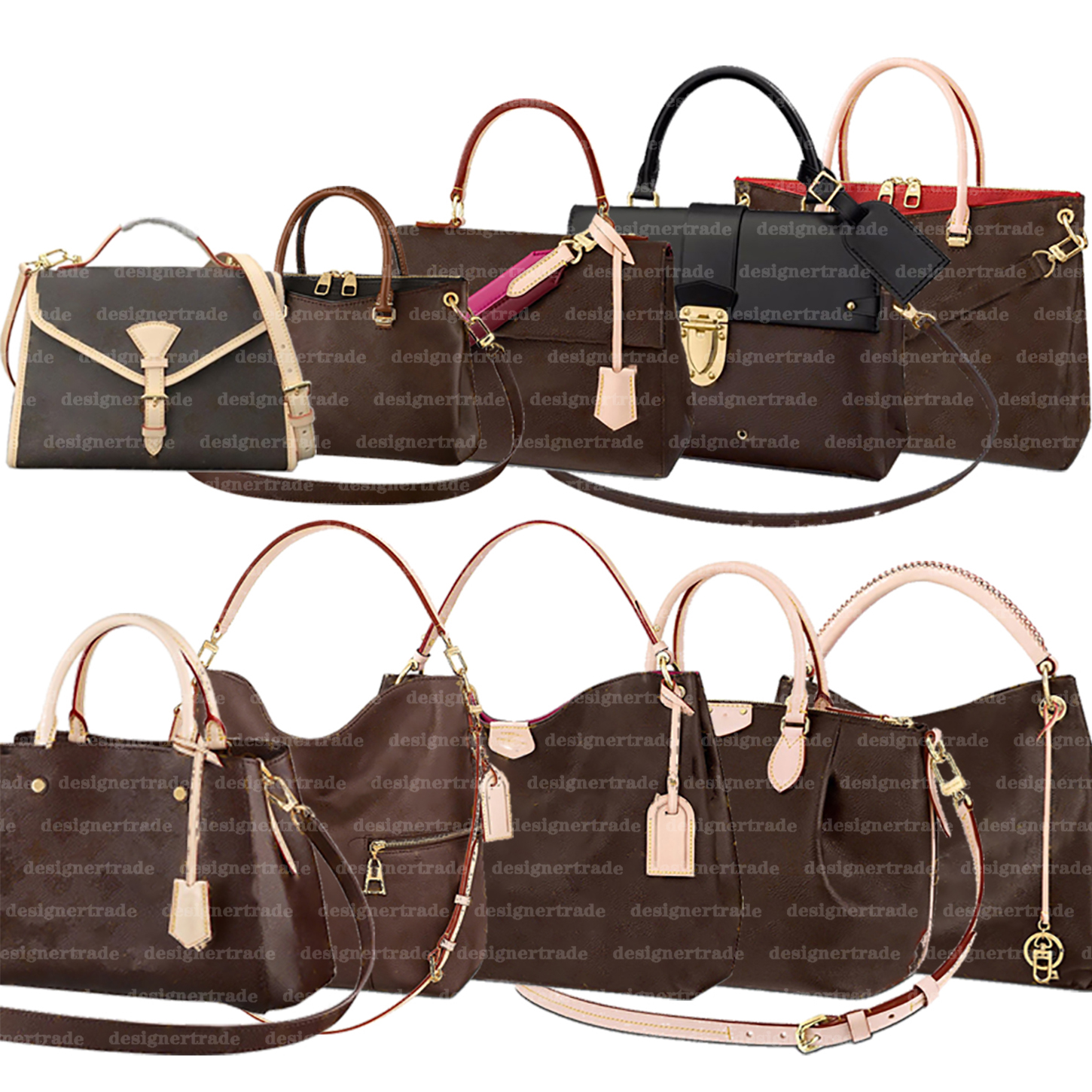 Designer Women Handbag Luxurys Designers Bags Shoulder Tote Bag Handbags Crossbody Purse Multi Pochette Totes Brown Genuine Leather Purses Designertrade, Leave message for what you want
Designer Women Handbag Luxurys Designers Bags Shoulder Tote Bag Handbags Crossbody Purse Multi Pochette Totes Brown Genuine Leather Purses Designertrade, Leave message for what you want