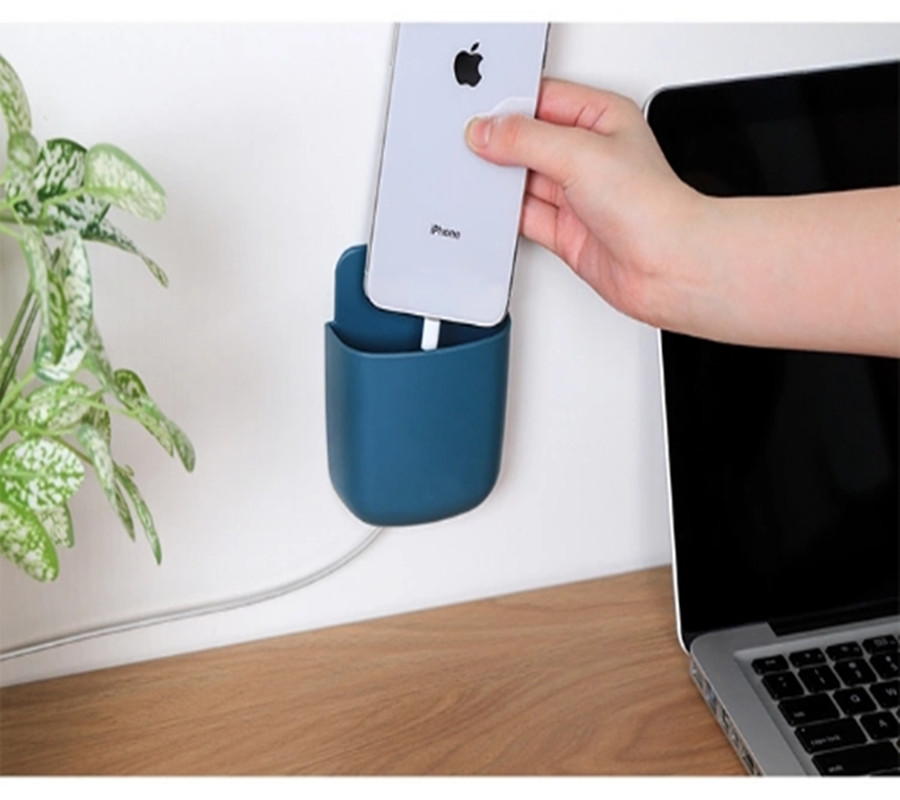 Wall-Mounted Storage Box Remote Control Storage Box air Conditioning Remote Control TV Storage Box Phone Holder