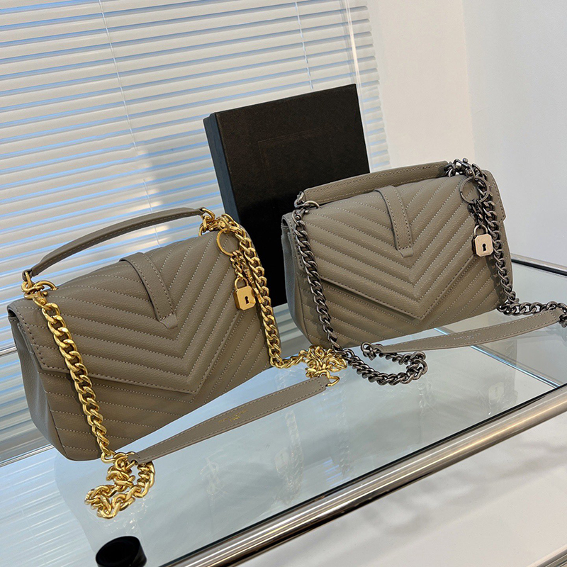 Top quality designer handbags women shoulder bags leather fashion handbag gold silver tricolor size 25cm with box, Black
Top quality designer handbags women shoulder bags leather fashion handbag gold silver tricolor size 25cm with box, Black