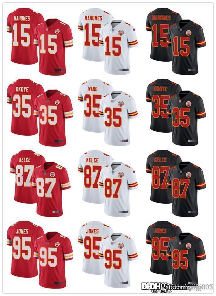 Mens Womens Youth 15 Patrick Mahomes 87 Travis Kelce 95 Chris Jones 35 Christian Okoye Red white black yellow Football Jerseys, Black;red
Mens Womens Youth 15 Patrick Mahomes 87 Travis Kelce 95 Chris Jones 35 Christian Okoye Red white black yellow Football Jerseys, Black;red