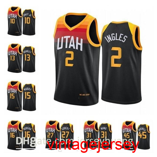 2020 2021 Men Donovan 45 Mitchell Mike 10 Conley 00 Clarkson Rudy 27 Gobert 17 Udoka Azubuike 15 Derrick Favors Basketball Jerseys, Color6
2020 2021 Men Donovan 45 Mitchell Mike 10 Conley 00 Clarkson Rudy 27 Gobert 17 Udoka Azubuike 15 Derrick Favors Basketball Jerseys, Color6